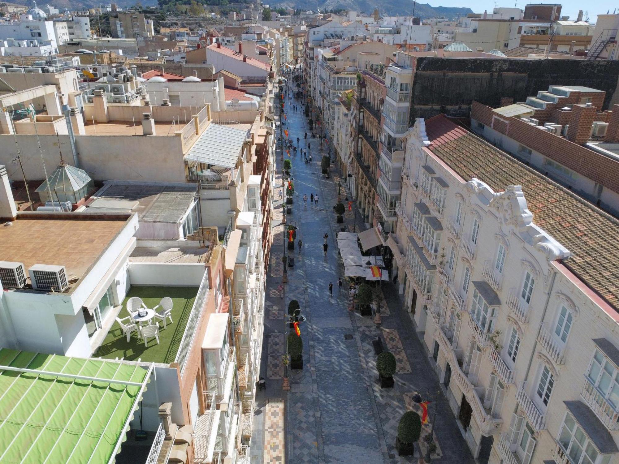 Atico A Cartagena Centro Historico Parking公寓 外观 照片