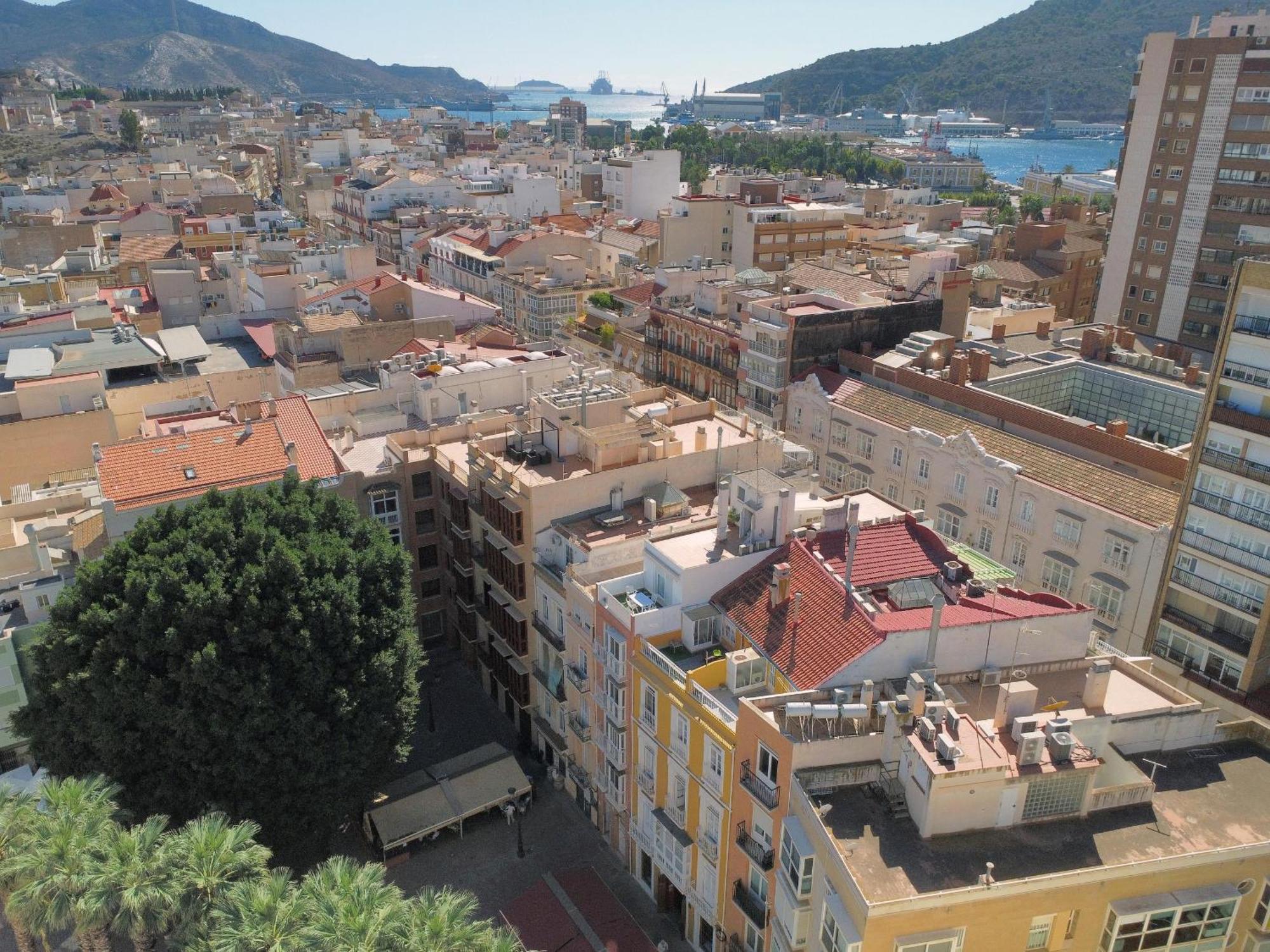Atico A Cartagena Centro Historico Parking公寓 外观 照片