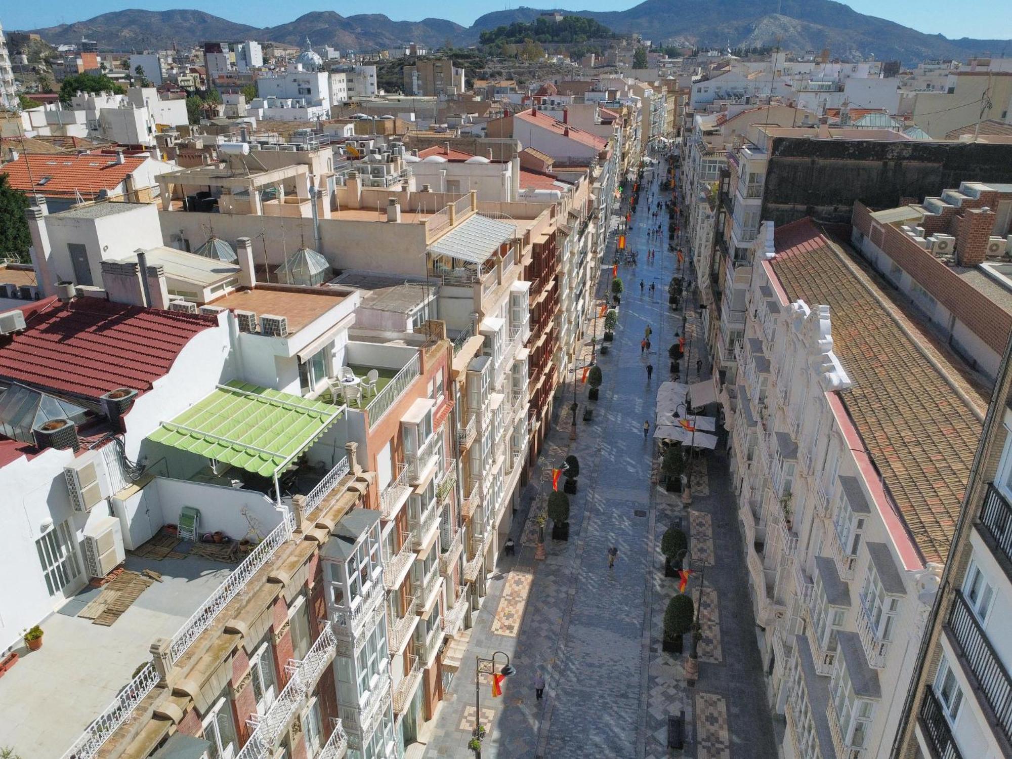 Atico A Cartagena Centro Historico Parking公寓 外观 照片